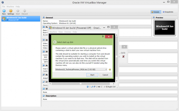 1 large How to install Windows 10 Technical Preview on Oracle VirtualBox