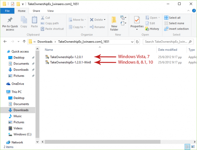 Taking Ownership and Gaining Full Access to a File/Folder Using TakeOwnershipEx Screenshot 1