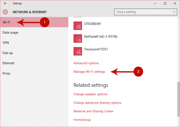 Enabling Wi-Fi Sense in Windows 10 PC from the Settings (Your Account Only) Screenshot 3