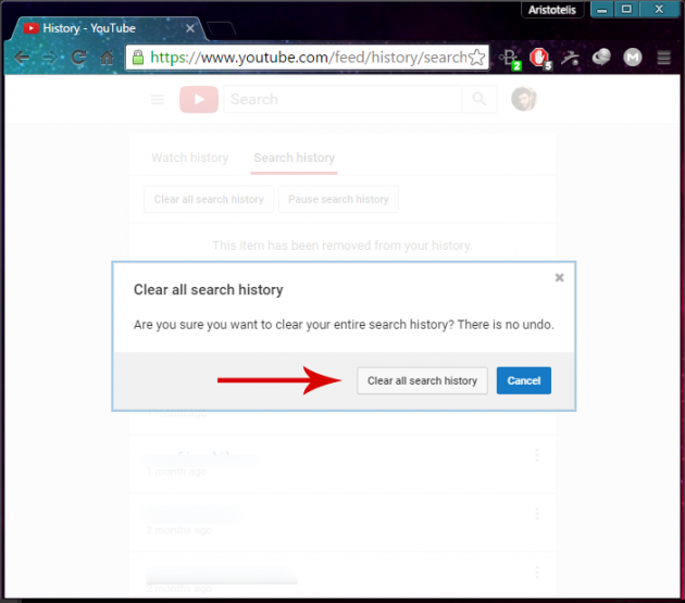 5 large How To Clear Your YouTube Search History