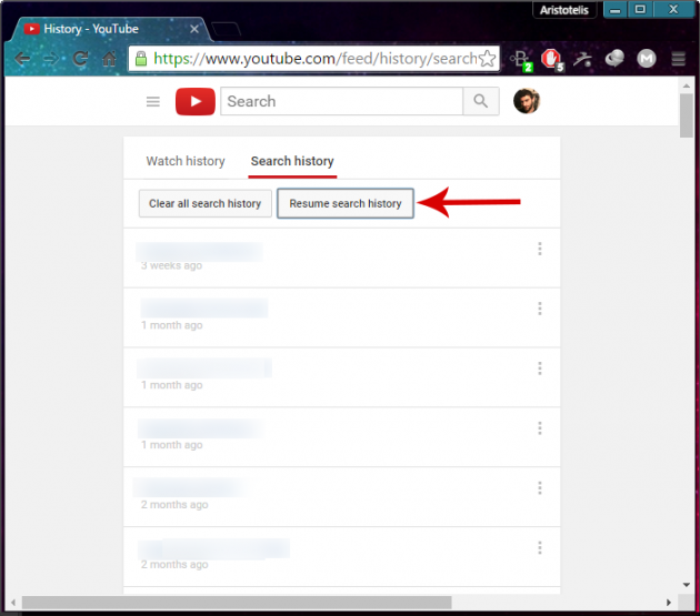 8 large How To Clear Your YouTube Search History