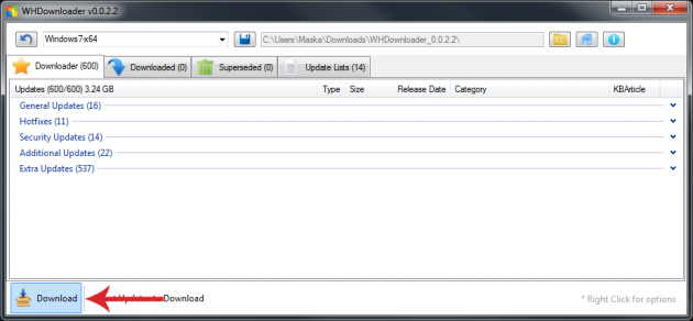 9 large How To Download And Install Updates Manually In Windows 7 8 10 Using WHDownloader