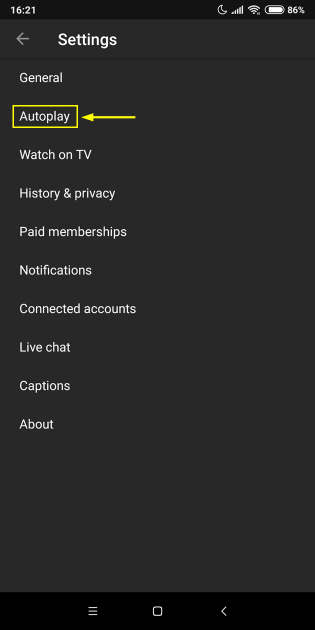 4 large How to turn off Autoplay on home tab feature or set it to WiFi only on YouTubes iOS  Android apps