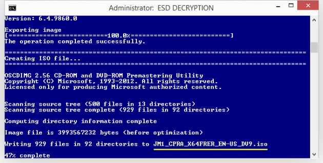 5 large How to Create a Bootable ISO for Windows 10 Technical Preview using installESD